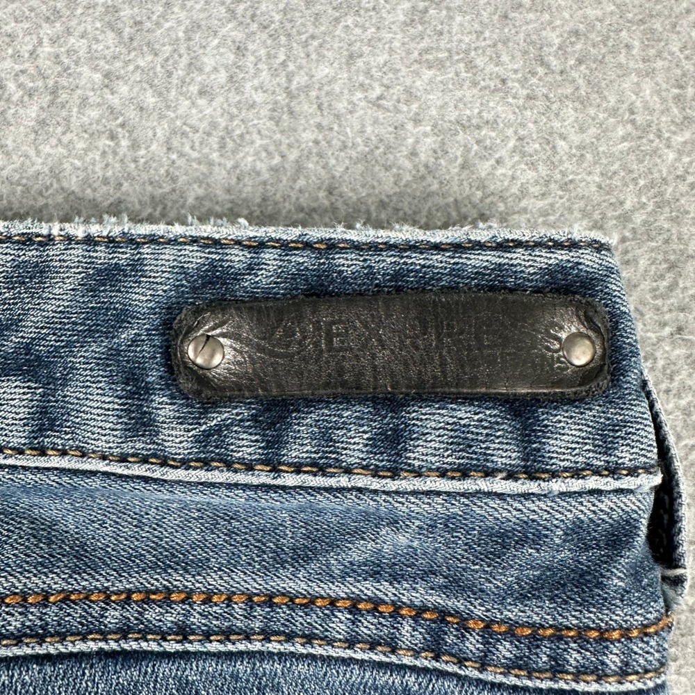 Express Jeans Womens 10 Blue Boot Low Rise Stretch Denim Casual 3115 - Picture 9 of 11